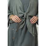 Vestido Leticia Linho CHUMBO