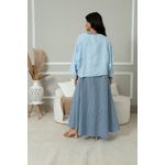 Vestido Leticia Linho AZUL BEBE