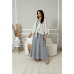 Vestido Leticia Linho BEGE