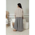 Vestido Leticia Linho BEGE ESCURO