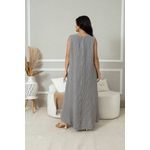 Vestido Leticia Linho BEGE ESCURO