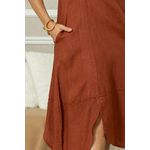 VESTIDO OPHELIA TELHA