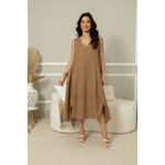 VESTIDO OPHELIA MARROM