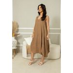 VESTIDO OPHELIA MARROM