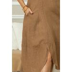 VESTIDO OPHELIA MARROM