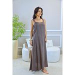 VESTIDO LEONA MARROM