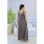 VESTIDO LEONA MARROM