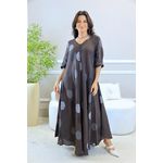 VESTIDO SUELEN MARROM