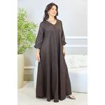 VESTIDO ANYAH MARROM
