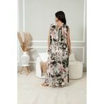 Vestido Amélia Linho MILITAR