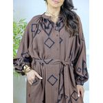 CHEMISE GEORGIA MARROM