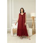 VESTIDO SOLANA BORDO