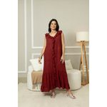 VESTIDO SOLANA BORDO