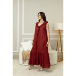 VESTIDO SOLANA BORDO