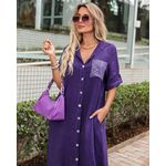 Chemise DIVA Linho Italiano Violeta