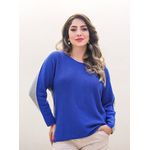 Cashmere Italiano Charlie Azul Bic e Cinza