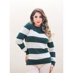 Cashmere Italiano Ruby Verde Bandeira/Branco