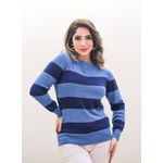 Cashmere Italiano Ruby Azul Marinho e Azul Jeans