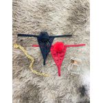 Calcinha Fio Dental com Pompom