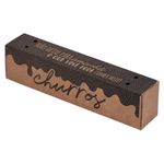 Embalagem Delivery Churros com Tampa Preto (PCT 100 unids)