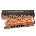 Embalagem Delivery Churros com Tampa Preto (PCT 100 unids)