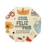 Caixas De Pizza Oitavada Fotográfica Tam. 35 - Dia dos Pais- Pct 50 Und 