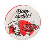 Caixas De Pizza Redonda Tam. 35 - Vermelha - Pct 25 Und 