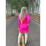 VESTIDO GOLA ALTA AGATA - PINK