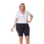 BERMUDA CONFORT PLUS SIZE - PRETO