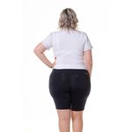 BERMUDA CONFORT PLUS SIZE - PRETO