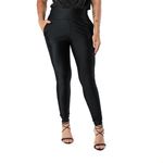 CALÇA BOLSO FRENTE E PUNHO - PRETO
