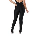 CALCA POWER SKINNY ZIPER COS E BARRA - PRETO