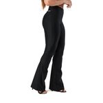 CALCA FLARE POWER COSTURA FRENTE - PRETO