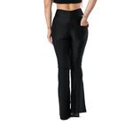 CALCA FLARE POWER COSTURA FRENTE - PRETO