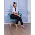 Calça Feminina Skinny Alfaiataria com Amarração Preto