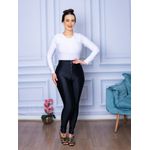 Body Feminino Manga Longa Fechada Branco