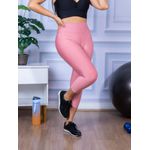 Calça Legging Suplex Corsário Rosa Bebê