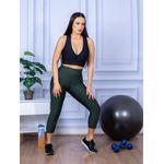 Calça Legging Suplex Corsário Verde Militar