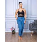 Top Cropped Renda Preto