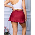 Short Saia Suplex Liso Bordo