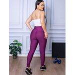 Calça Legging Fitness Suplex Roxo Uva