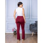 Calça Flare Feminina Boca De Sino Bailarina Cintura Alta Bordo