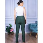 Calça Flare Feminina Boca De Sino Bailarina Cintura Alta Verde Militar