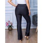 Calça Flare Feminina Boca De Sino Bailarina Cintura Alta Preto