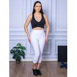 Calça Legging Suplex Corsário Branca