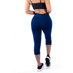 Calça Legging Suplex Corsário Azul Marinho