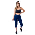 Calça Legging Suplex Corsário Azul Marinho