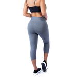 Calça Legging Suplex Corsário Cinza