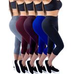 Kit 5 Calças Legging Corsário Suplex