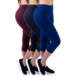 Kit 3 Calças Legging Corsário Suplex